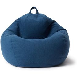 Lumaland Bean Bag Comfort Line 120 L, Dark Blue