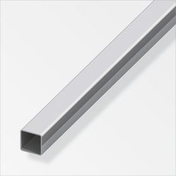 Alfer Square tube 1m stainless steel a=15 mm, b=15 mm, c=1 mm