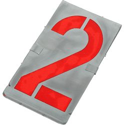 Walkron Zinc stencil numbers 200 mm 1595