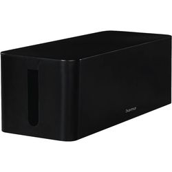 HAMA 221012 Kabelbox Maxi, 40,6 x 15,6 x 13,5 Schwarz