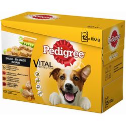 Pedigree nassfutter adult favourites in sauce 12x100g