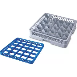 GN Schalen Cestello per il risciacquo del vetro 25 scomparti 3 piani max vetro H20,7cm P8,8cm