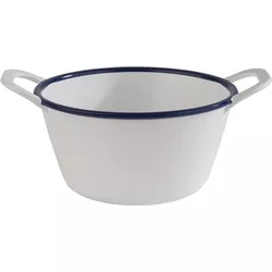 Aps ENAMELLOOK bowl 15x11.5cm, H6.5cm