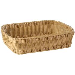 Paderno Bread basket 40 cm x 30 cm light brown