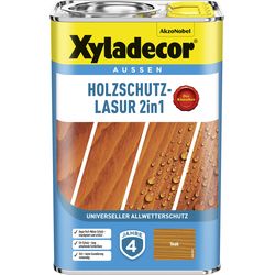 Xyladecor Holzschutz-Lasur Teak 4 L