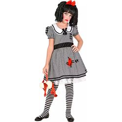 Fasnacht Horror doll size L with dress and hair bow