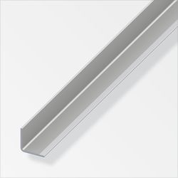 Alfer Angle profile Inox 1 m stainless steel a=20 mm, b=20 mm, c=0.5 mm