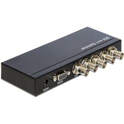 Delock Switchbox 3GI-SDI, 4 Port, 4 in - 1 out