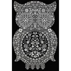 Tataruga Velvet picture A4, owl
