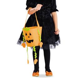 Fasnacht Felt bag orange pumpkin 30cm