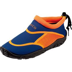 Beco Surf- ciabatte per bambini blu 29 blu - arancione, in neoprene con inserti in rete, suola in gomma