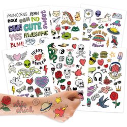 Papierdrachen Tatouages pour enfants - Scrunch Doodles