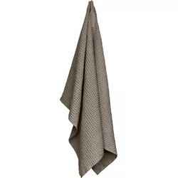 The Organic Company Asciugamano Big Waffle 100x150cm argilla in cotone biologico