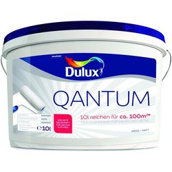 Dulux Quantum pure white matt 10 L wall and ceiling paint