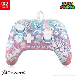 Power A Vantaggio Controller Wired NSGP0526-01 NSW2, Regno dei Funghi