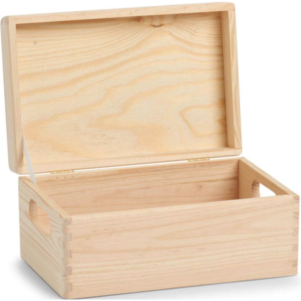 Zeller Present All-purpose box with lid pine 30x20x14cm Bild 1