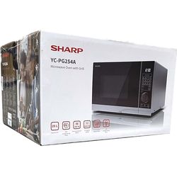 Sharp YC-PG254AE-S Microonde combinato da 25 litri e 900 W, argento