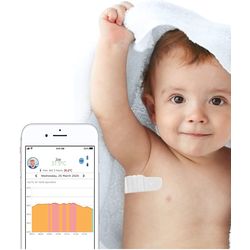 e-TakesCare TUCKY smart wearable thermometer