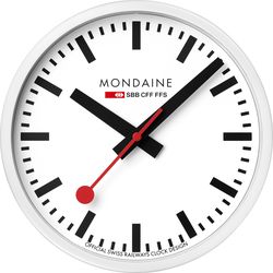 Mondaine Wall clock 250mm A990CLOCK10S white/black