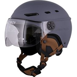 TnB Casco UMHELMVSBLM M nero, incluso visiera e cuffie antirumore