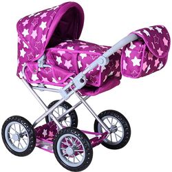 knorrtoys Doll Stroller Ruby Star Dark Pink