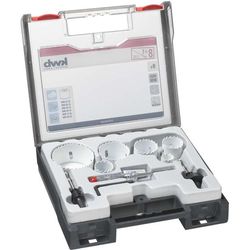 kwb Set di seghe a tazza Set per installatori, 9 pezzi
