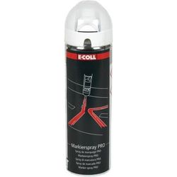 E-Coll Marking spray PRO 500ml white fluorescent 360 °
