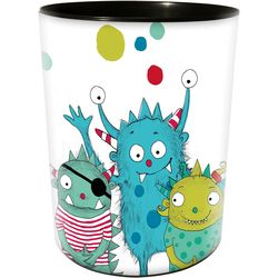 Goldbuch Trash Can Monster 10 L, Light Green/Turquoise