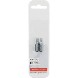 PB Swiss Tools Torx bit PB C6 400 with locking pin size 15 CN2