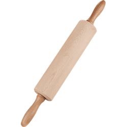Dough roller with ball bearing ø 6.2 cm AB 25 cm Beech