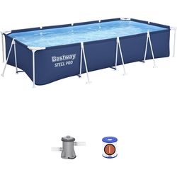 Bestway Set piscina Steel Pro Frame 400x211x81cm con pompa filtrante