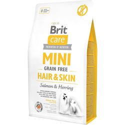 Brit Dry food Care Mini Grain Free Hair and Skin 2 kg