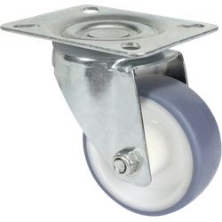 Wagner Transport equipment castor ø 80 mm with ultrasoft screw-on plate