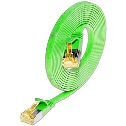 SLIM patch cord Cat 6A, U/FTP, 7 m, green