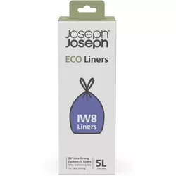 Joseph Joseph IW8 5l bin liner recycled 20 pack