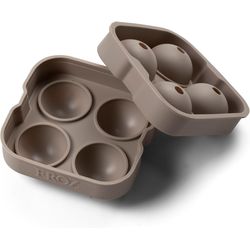 Bitz Stampo per cubetti di ghiaccio a sfera beige