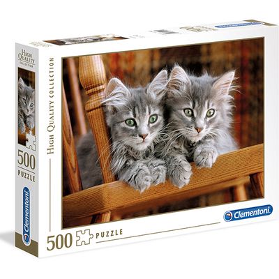Clementoni Puzzle gatti 500 pezzi 49x36 cm - acquista su