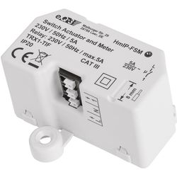 Homematic ip switch-meter-actuator flush-mounted