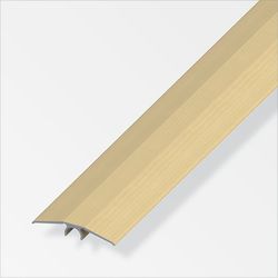 Alfer Parquet transition profile aluminum 1 m maple, shrunk a=46 mm