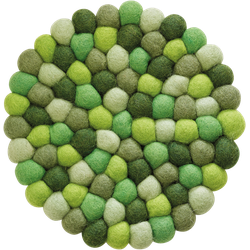 Cilio Coaster Lana Verde sheep's wool ø 21 cm