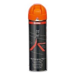 E-Coll Marking spray PRO 500ml orange fluoresc. 360 °
