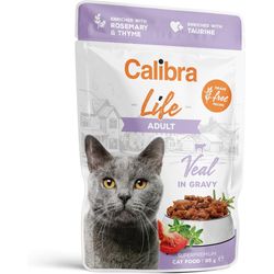 Calibra Wet food Life Adult veal in sauce 28x 85 g
