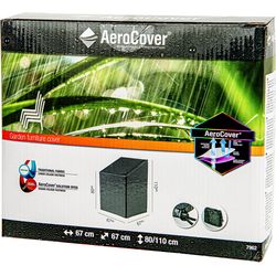 Aerocover Copertura protettiva per sedie impilabili 67x67xH80110 cm, antracite