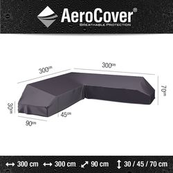 Aerocover Telo lounge 300x300x90 antracite