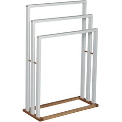 COTEXSA Bamboo and MDF Towel Rack 55x24x82cm