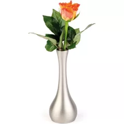 Aps Vaso in acciaio inox, circa 6,5 cm di profondità, 18 cm di altezza.