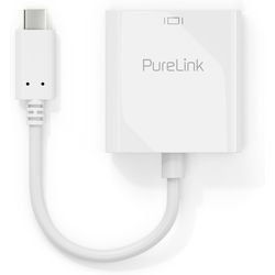 PureLink Adapter IS190 USB Type-C - DVI-I, white