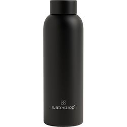 waterdrop Steel Bottle Black Matt