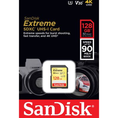 SanDisk Extreme SDXC da 128 GB UHS-I V30 Bild 2