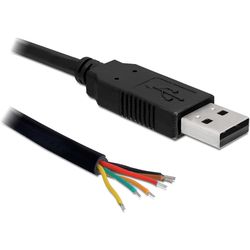 Delock Cavo USB 2.0 USB A - Aperto 1,8 m